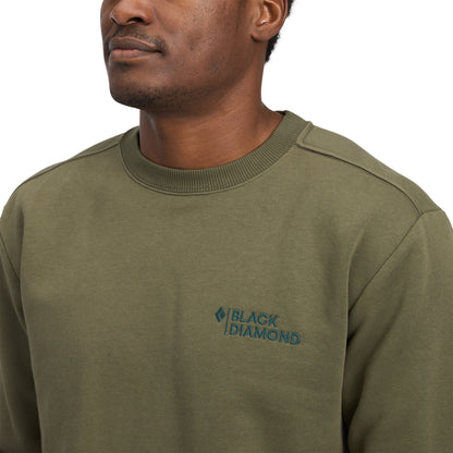 Men's Mini Stacked Crewneck | Black Diamond Popular