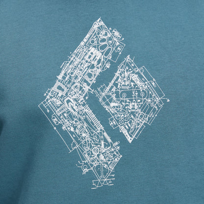 Men's Engineered Diamond Pullover Hoody | Black Diamond Trending