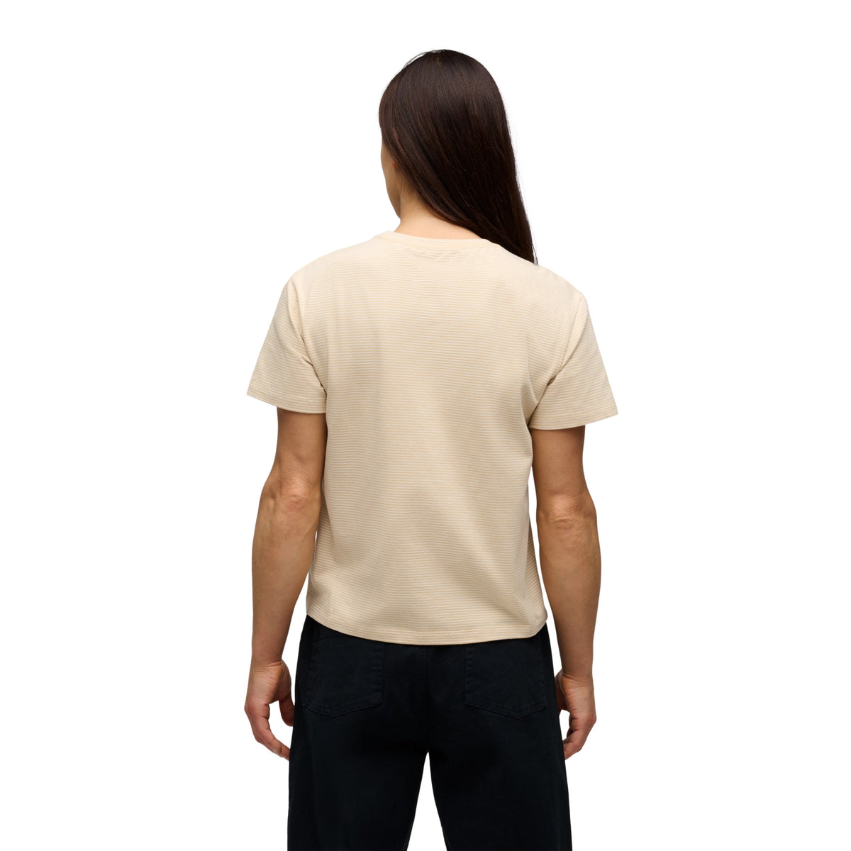 Women's BD Stripe Short Sleeve Tee Long | Black Diamond Exclusive
