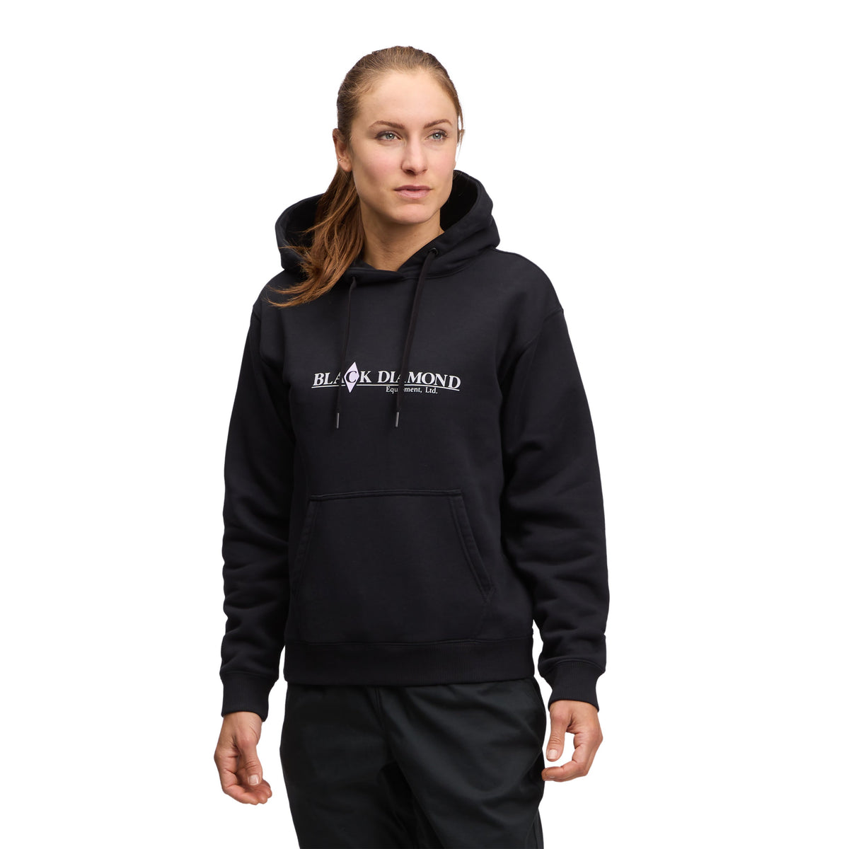 Women's Heritage Wordmark Pullover Hoody | Black Diamond Signature