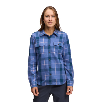 Women's Project Twill Long Sleeve Shirt | Black Diamond Featured