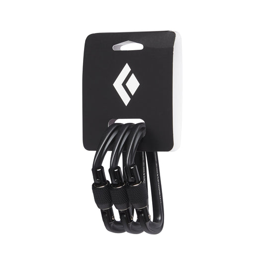 HotForge Screwgate Carabiner 3-Pack | Black Diamond Everyday